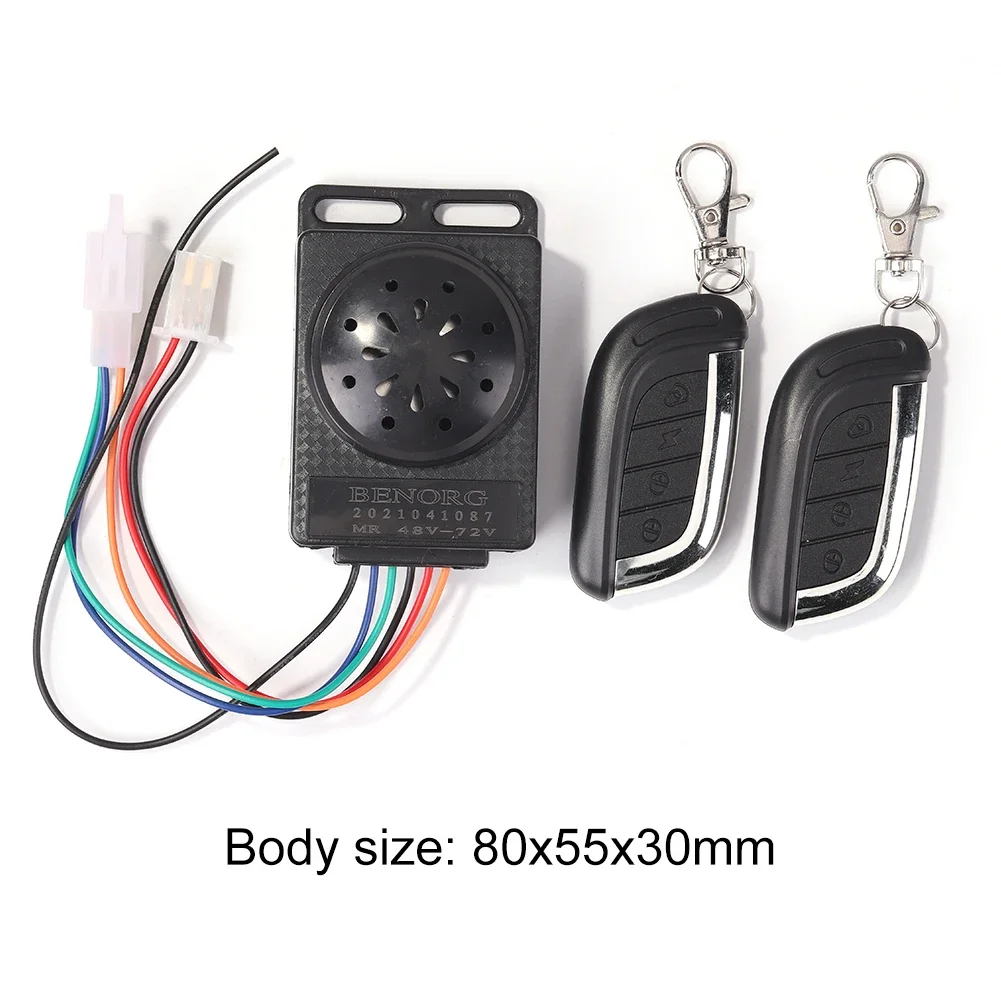 Sistema di allarme Ebike 36V 48V 60V 72V con due interruttori per bicicletta elettrica/scooter moto triciclo e bici/controller brushless - immagine 6