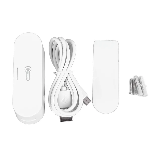 ZK40 for ZigBee Temperature Humidity Sensor Real Time Monitoring USB Power Supply for TUYA Smart 1