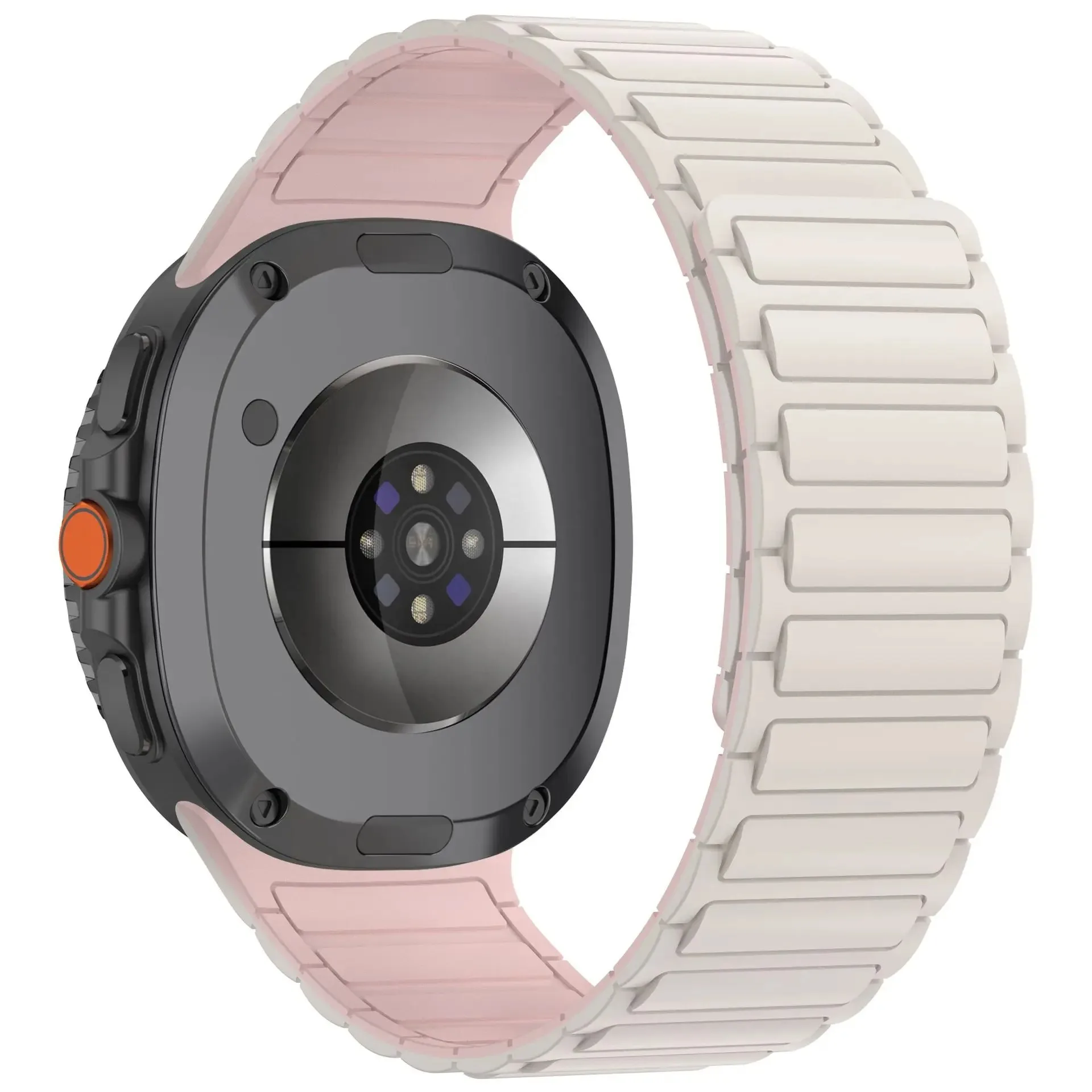 Sporty Silicone Magnetic No-Gap Wristband Strap
