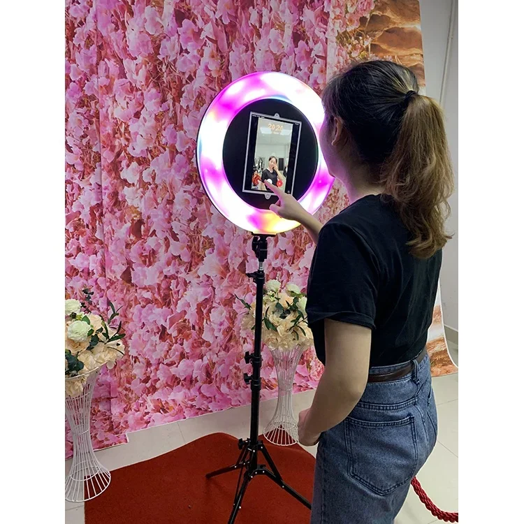 

Lantern Handheld Custom Ring ipad Photo Booth Ringlight ipad Photobooth Portable