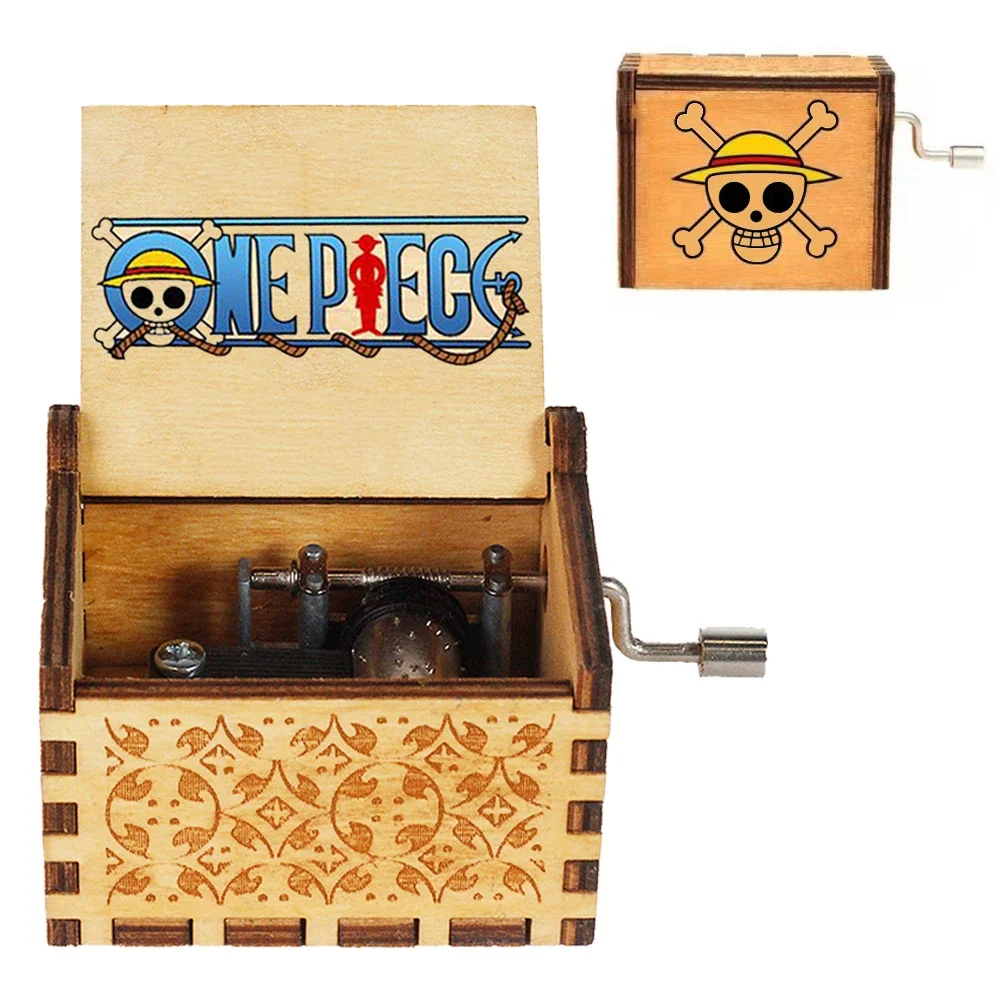Antique Wooden Carved Hand Crank Music Box music box FilmTheme Music Box