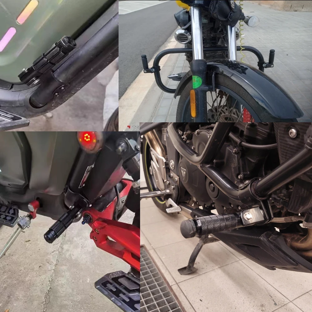 23-27mm Clamp CNC Motorcycle Part Universal Pedals Motorcycles Folded Footrest Mopeds Scooters bicycle motorbike motorcycle accessories,motorcycle footrests,motorcycle foot pedals