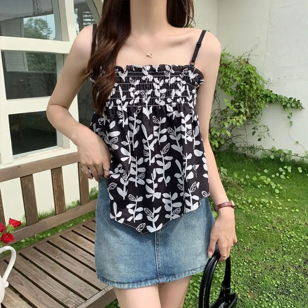 

Summer Women's New Pure Sexy Hot Girl Tie-dyed Small Sling Chic Pleated Jacket