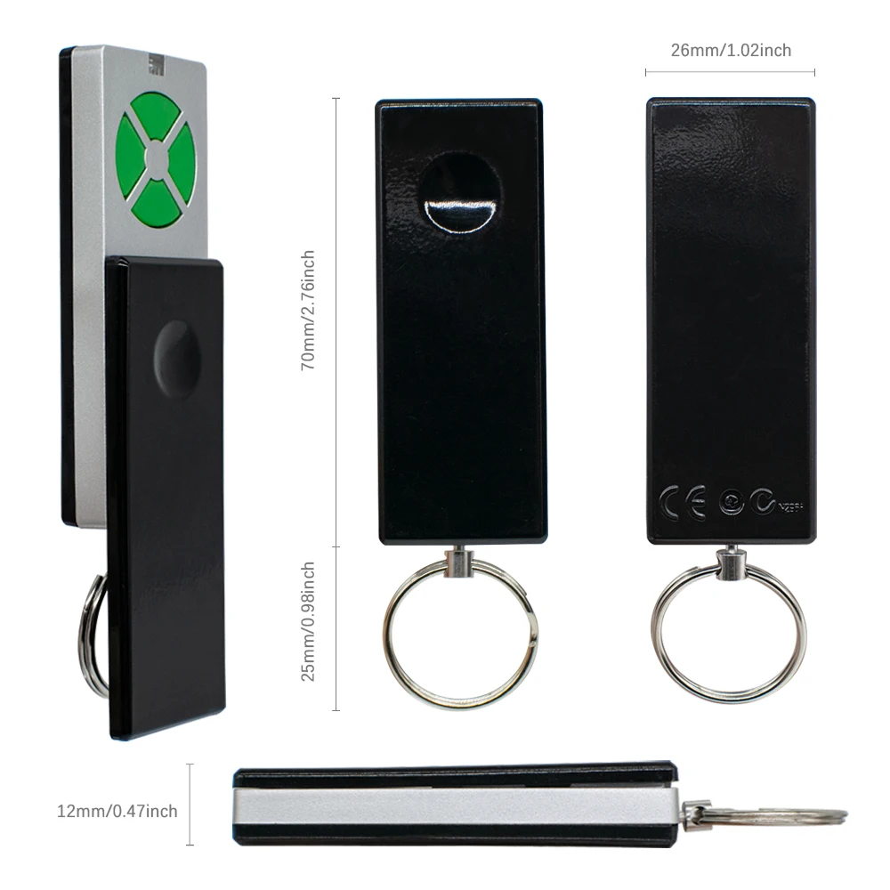 Universal Remote Control for Garage Doors - Multi-Frequency