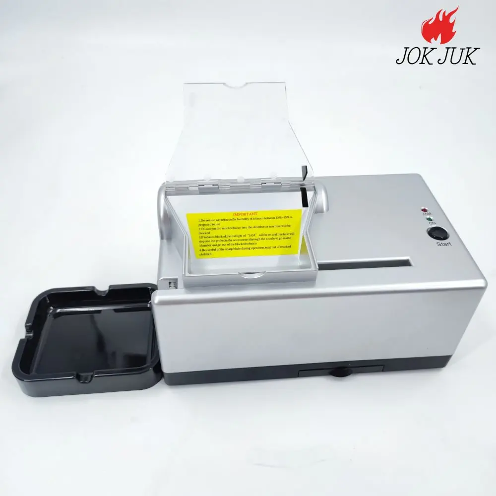 Jok juk hoge qulity elektrische tabak roller maker 6 5 8mm automatische