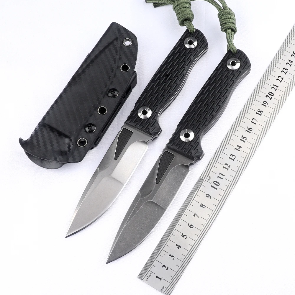 

Sdokedc knife G10 handle D2 steel knife Outdoor survival hunting fixed blade Edc self-defense multi tool Cuchillo