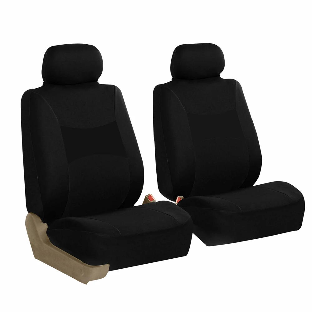 

14 Pieces Car Seat Covers for Auto SUV Van Truck 3 Row Black