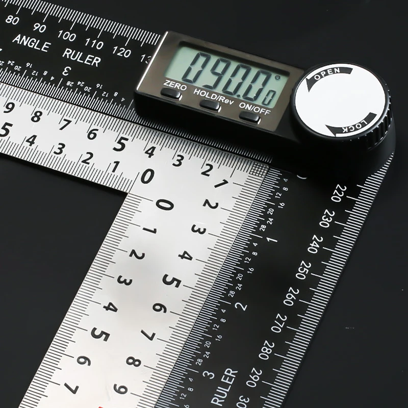 1PC Mini Stainless Steel L-Shaped Double-Sided Precision Scale Ruler Leather Design Metal Materi High-Accuracy Measuring Tool