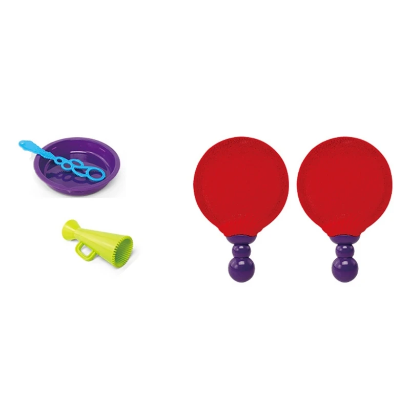 

Portable Bubble Racket Toy Set Perfect for All Ages to Enjoy Indoors or Outdoors