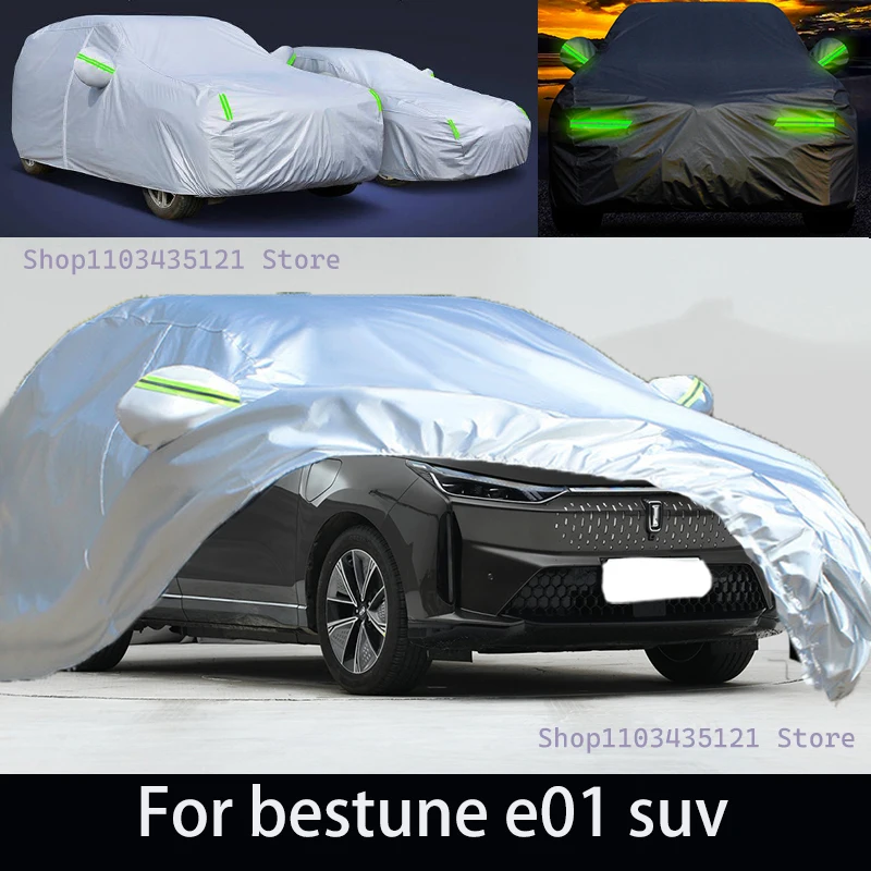 

For bestune e01 auto anti snow, anti freezing, anti dust, anti peeling paint, and anti rainwater.car cover protection