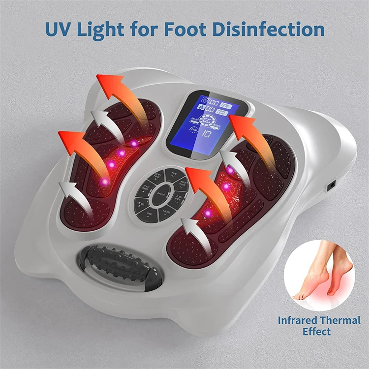 Appareil de massage des pieds vibrant à circulation électrique infrarouge |Diversi