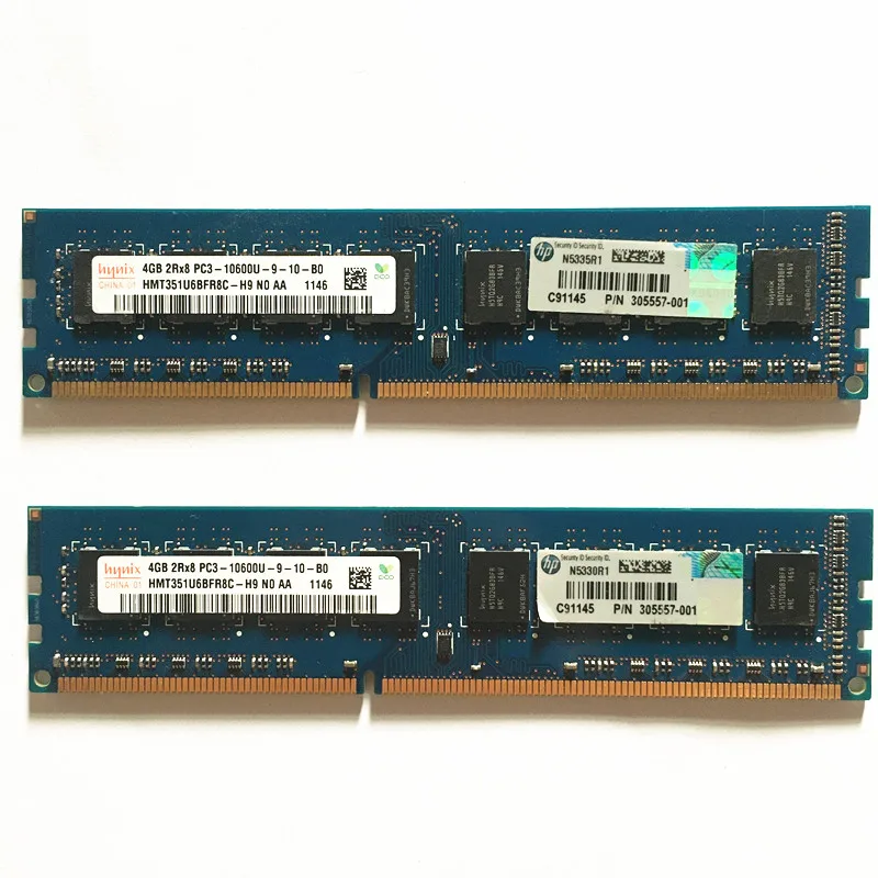 Hynix 4gb 2rx8 Pc3 10600u 9 10 B0 hynix ddr3 4GB 1333MHz Desktop memory rams 4GB 2Rx8 PC3-10600U-9-10-B0