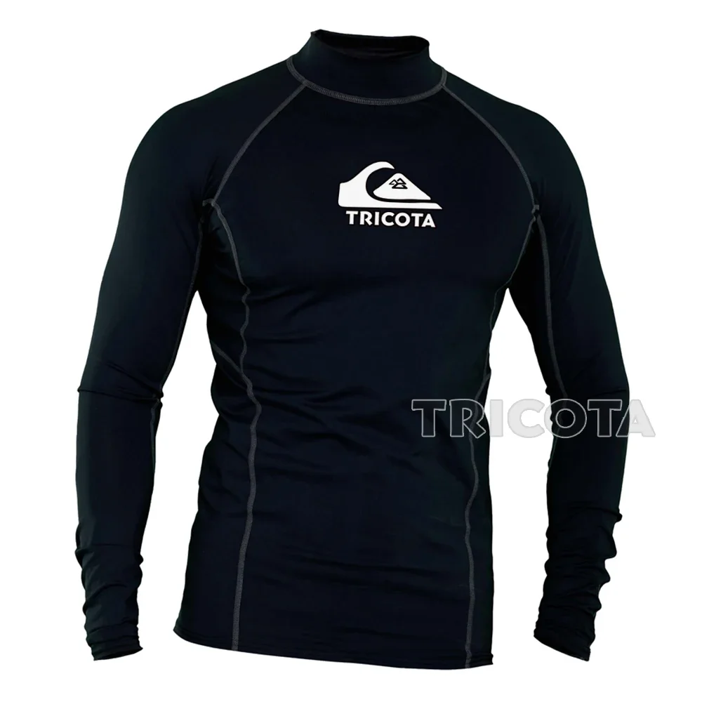 

Мужской купальник для серфинга с защитой от УФ-лучей, облегающий купальник с длинным рукавом, быстросохнущие топы для серфинга