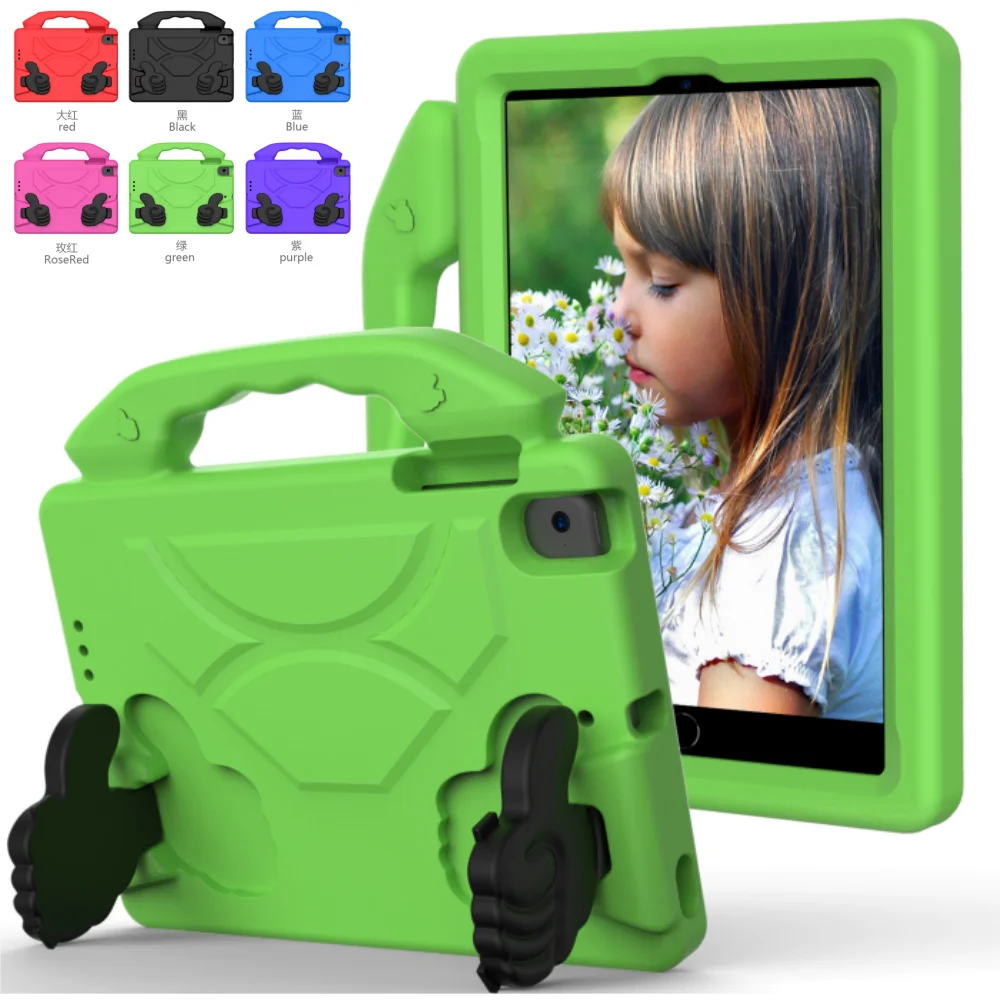 Children's Shockproof EVA Tablet Case with Thumbs Up Stand