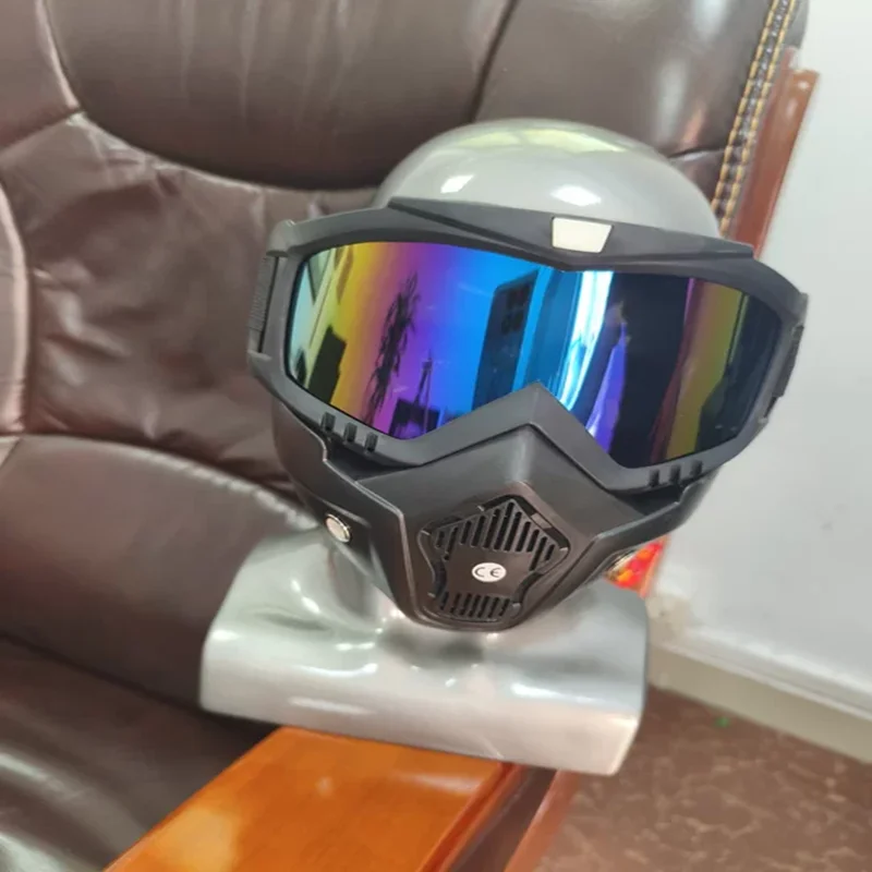 Full Face HD Transparent Protective Goggles - Fog-proof, Sand-proof, Versatile Breath & Wind Protection
