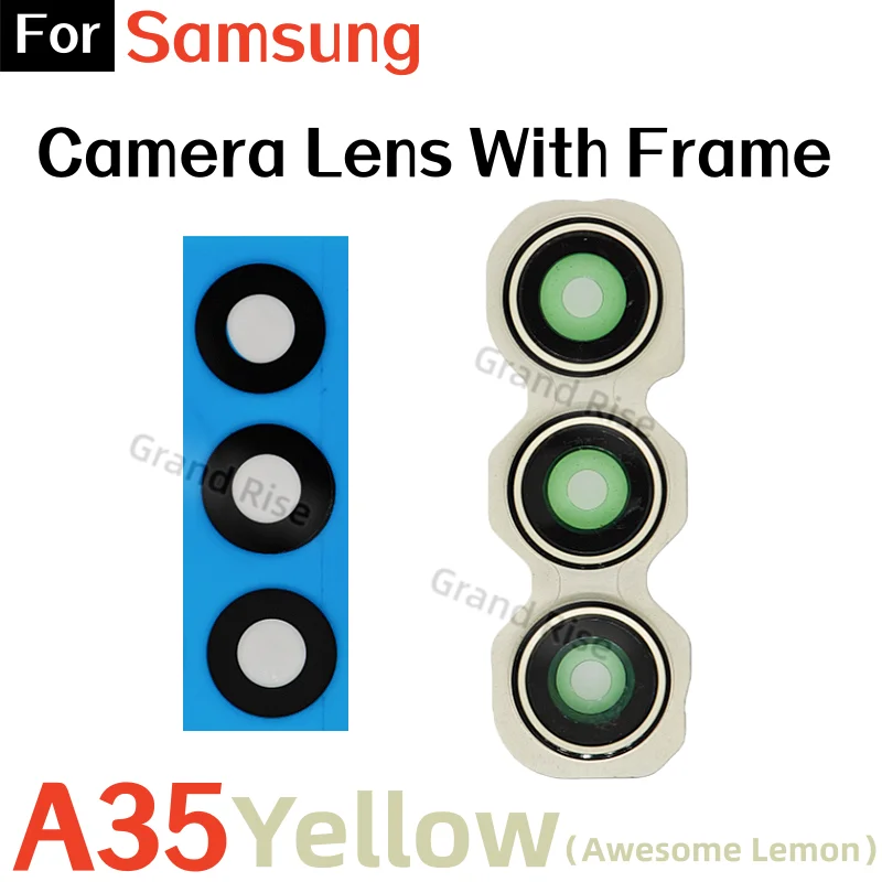 Enhanced Rear Camera Glass Lens with Adhesive Frame Replacement