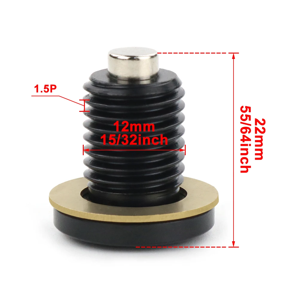 Bulloni e rondella spina scarico olio magnetico per Suzuki GS 1000 E