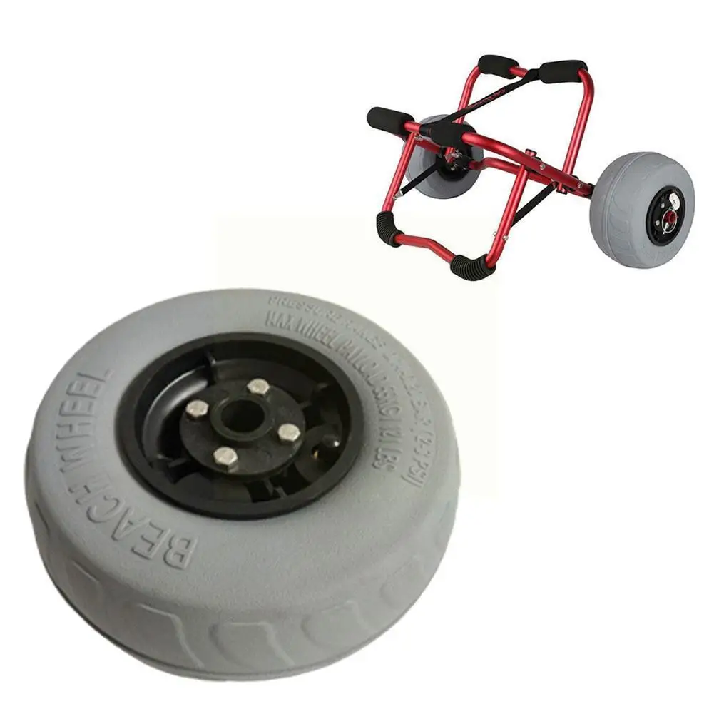 9 Inch Pu Pneumatic Tire Kayak Trolley/trolley Wheels Beach For The Beach Trolley Wheel Beach