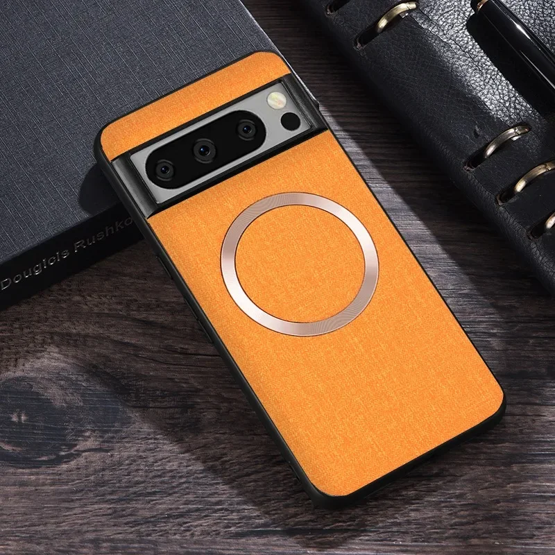 MagSafe Fabric Cloth Magnetic Wireless Charging Slim Case Cover