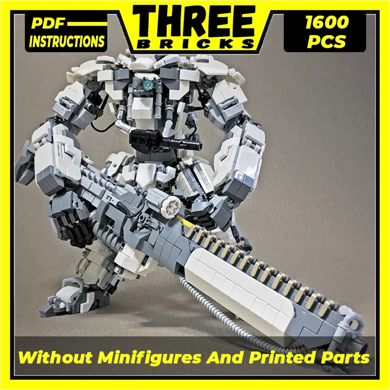 

Moc Building Bricks Military Model Hammer Guardian Mecha Technology Modular Blocks Gifts Toys For Children DIY Sets Assembly