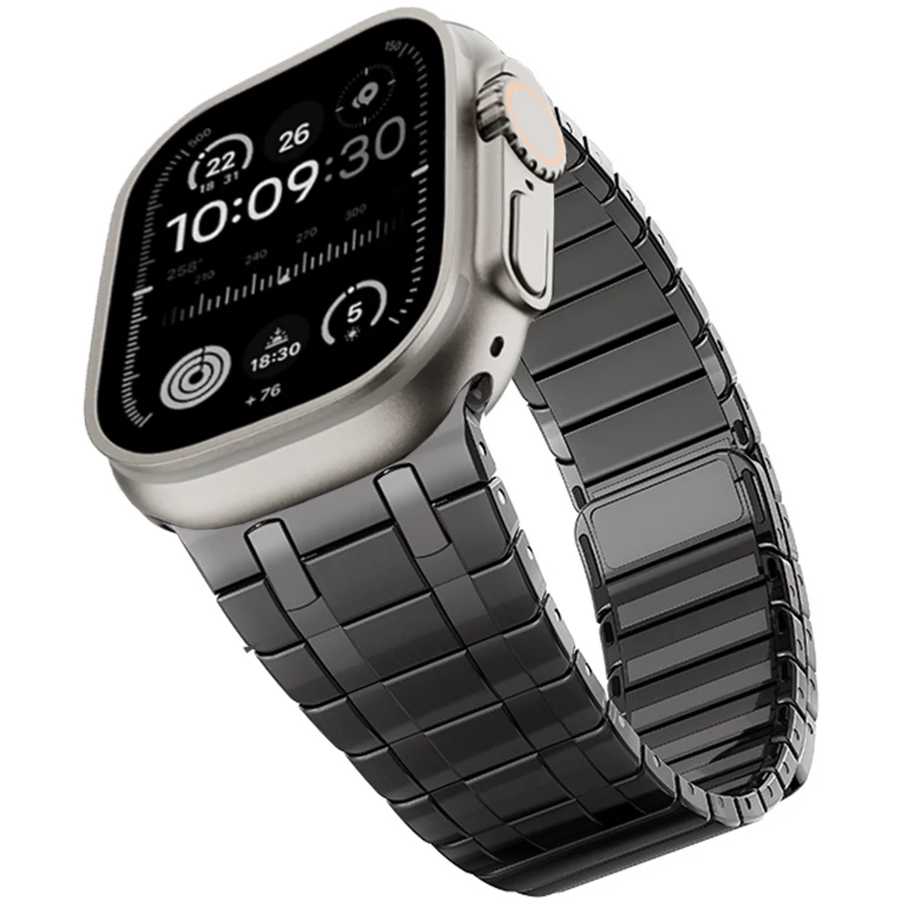 Luxury Stainless Steel Magnetic Watch Band Bracelet