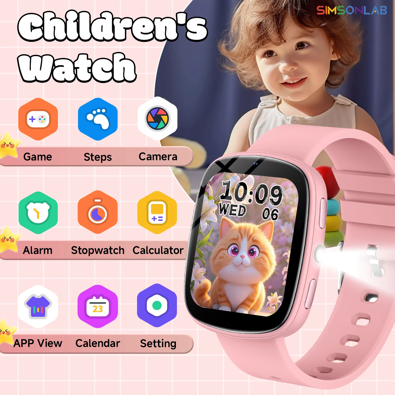 new smart watch for children touch screen camera control 260mah long battery flashlight 22 games learn partners boys girls gifts NEW Smart Watch for Children Touch Screen Camera Control 260mAh Long Battery Flashlight 22 Games Learn Partners Boys Girls Gifts 1