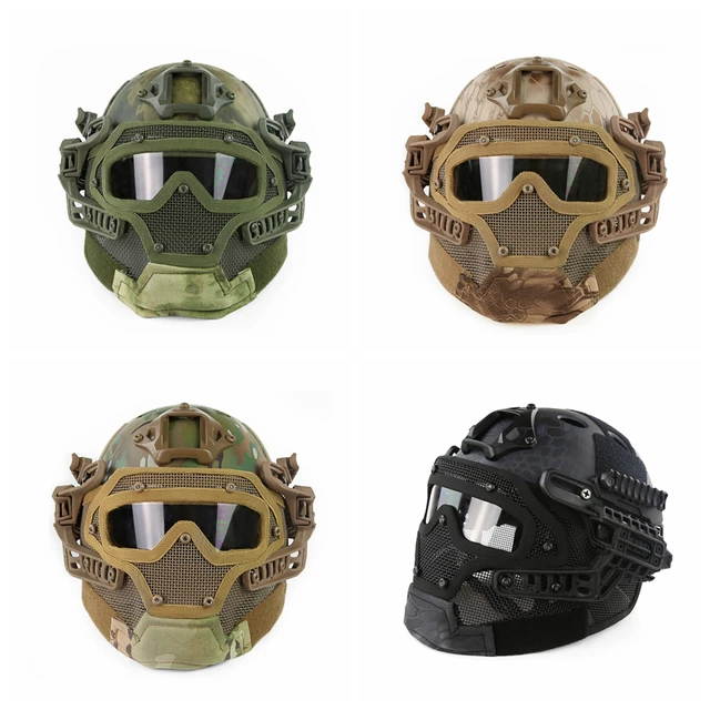 Casque Airsoft Custom Intégral & Complet 