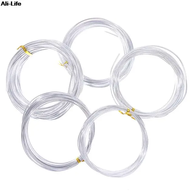 Bonsai Huzalok Eloxált Alumínium Edzőhuzal Összesen 16,5 Láb (Ezüst) - Image 6