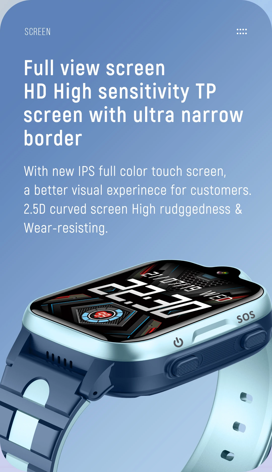 4G Kids Smartwatch Phone GPS Tracker SOS HD Video Call Touch Screen IP67 Waterproof Call Back Children Smart Phone Watch K15 K9