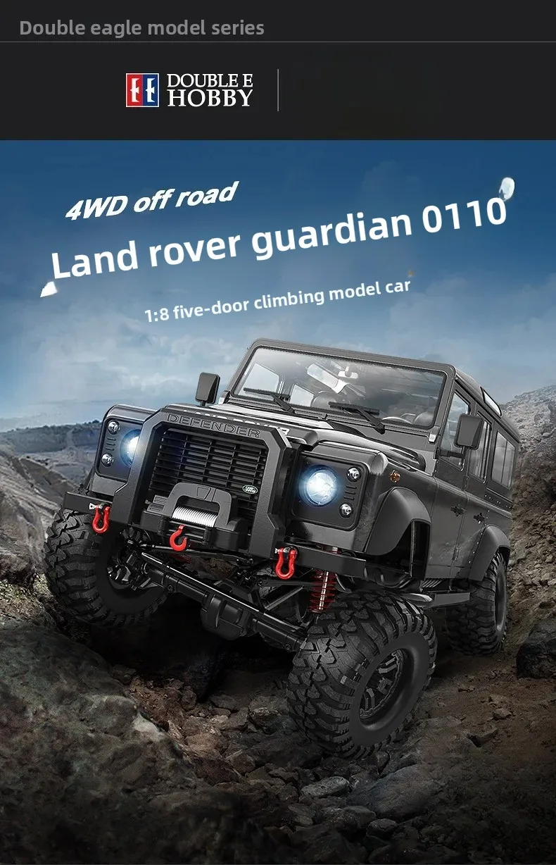 Double E Hobby 1/8 Land Rover Defender D110 RC Crawler - E101 4WD