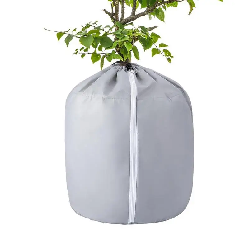 

Plant Pot Cover Thickened Plant Winter Protection Bag Gardening Plant Insulation Cover Windproof Planter Cover With Drawstring