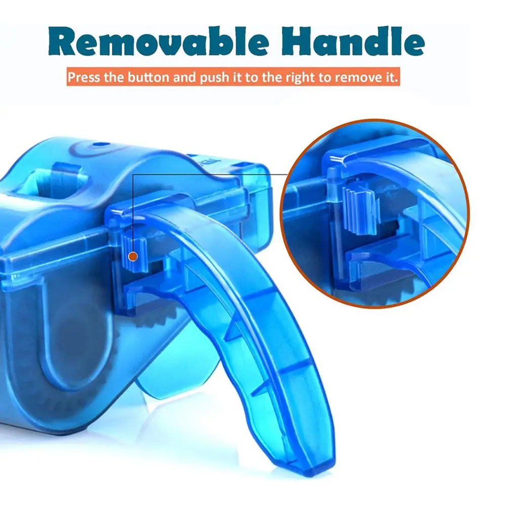 Bike Chain Cleaner Bicycle Chain Gear Wash Tool Kit Road Mountain Bikes Drivetrain Cleaning Brush Maintenance Kit 4 Piece Set bicycle cleaning kit