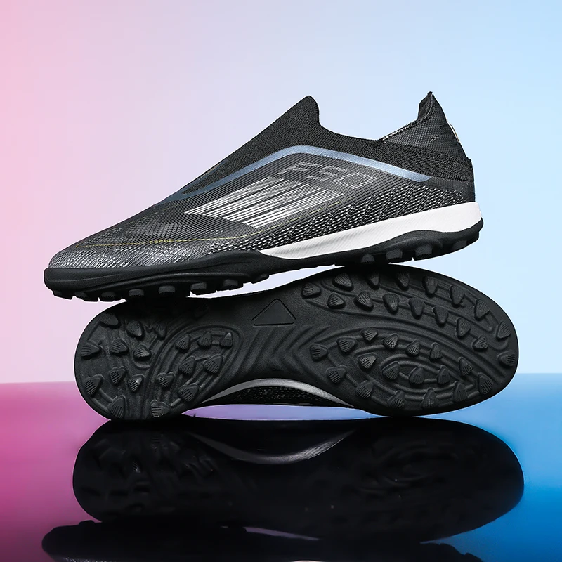 Men's Ultralight Breathable Football Boots - Long Spike Futsal and Indoor Soccer Shoes