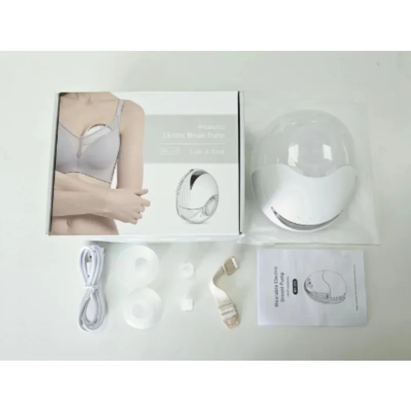 Mouth Double-Sealed with 3 Modes 9 Levels Electric Breast Pump Portable Breast Pump Hands Free Wearable of Baby