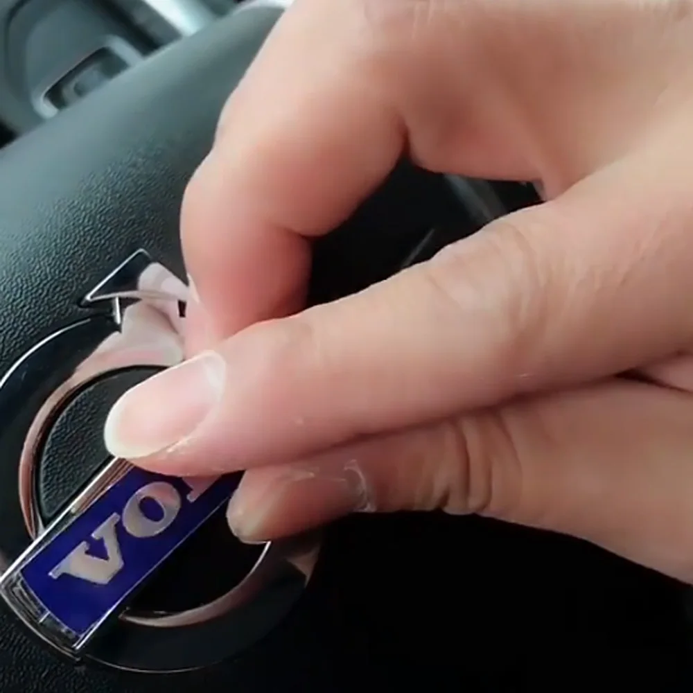 Adesivo Emblema Per Volvo V30 V40 V50 V60 V90 - Decalcomania Logo In Nero, Adesivo 3M - Foto 13