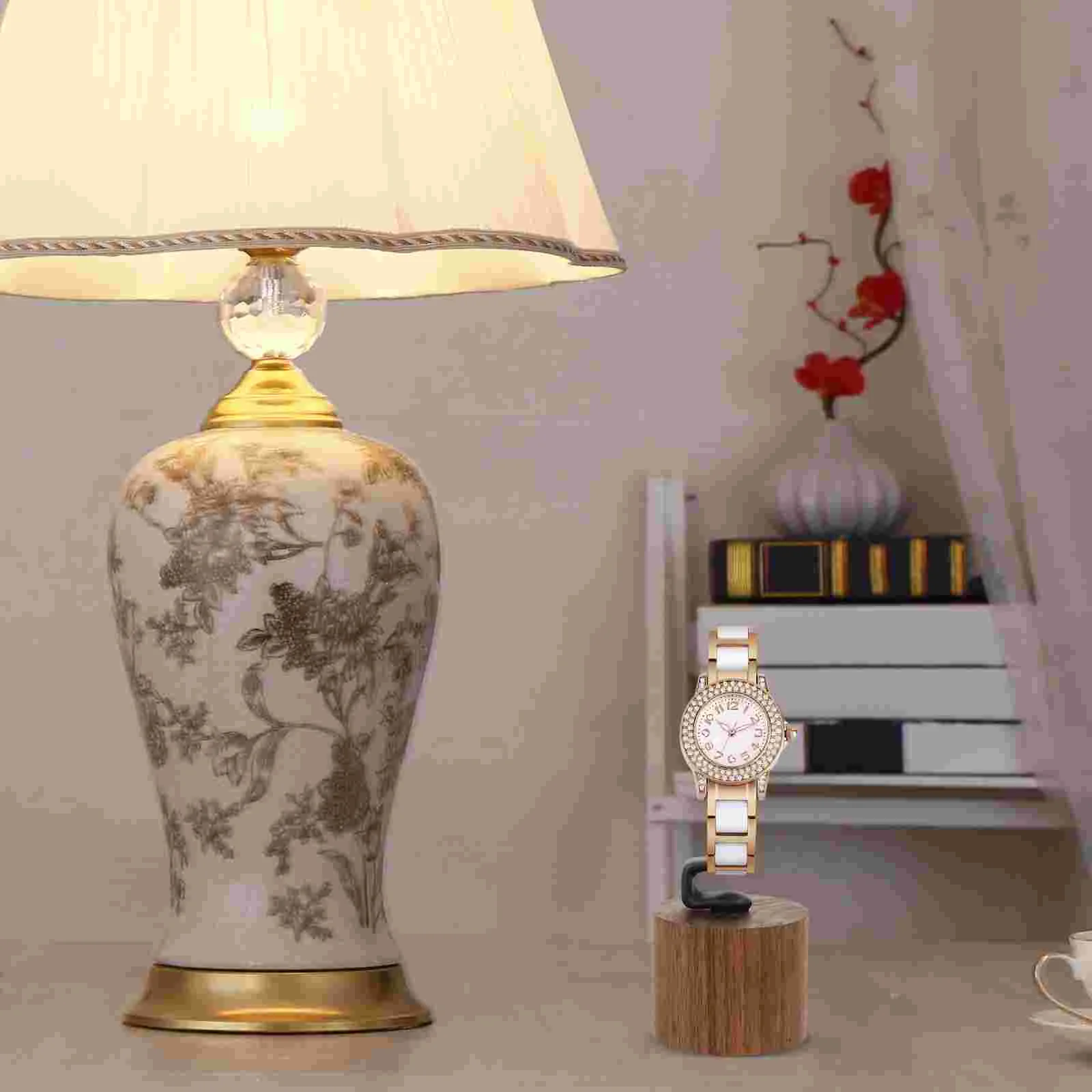Watches for Men Display Stand Wood Holder Organizer Single Adjustable Wrist Women