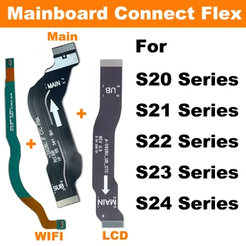 La scheda madre Collegare Flex Per Samsung Galaxy S20 S21 S22 S23 S24 Plus Ultra Display LCD Segnale Wifi Collegare il cavo flessibile della scheda madre