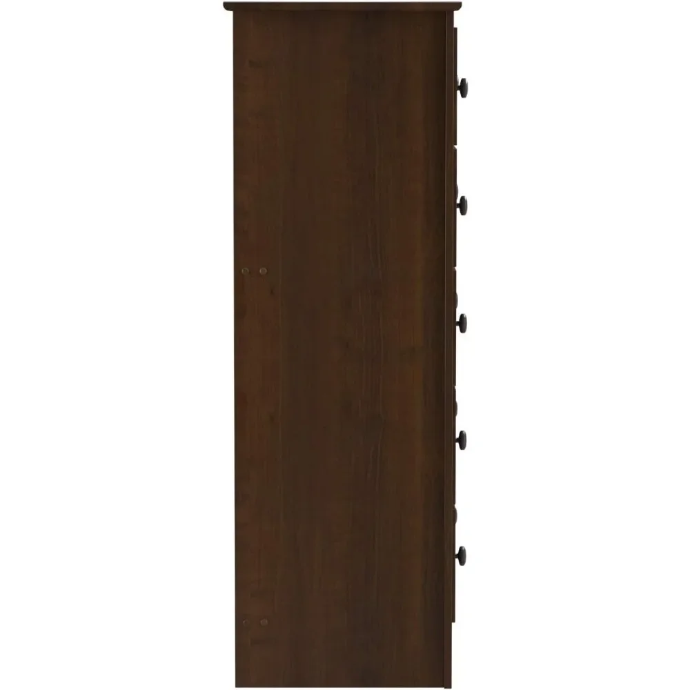 Superior 5-Drawer Chest for Bedroom - Spacious and Stylish Chest of Drawers, Measuring 16"D x 31.5"W x 45.25"H, Espresso Finish 2