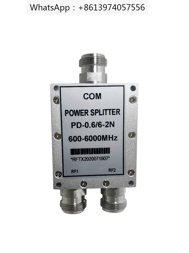 

Power divider N-type RF distributor 0.6-6G combiner 2.4 5.8G full band power divider one to two