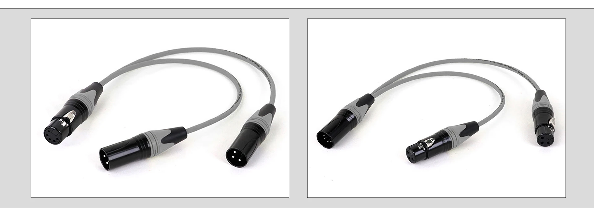 Y-Splitter-Audiokabel, 5-poliger XLR-Buchsenstecker auf zwei 3-polige XLR-Stecker, 5-poliger XLR-Stecker auf zwei 3-polige XLR-Buchsen, farbiges XLR-Adapterkabel – Detail 11