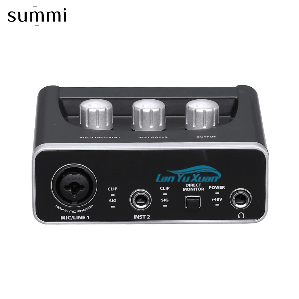 

ODM Professional Multi-function Audio Interface USB External Recording And Live Broadcast Sound Card