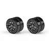 Black Punk Magnet Clip/Stud Earrings For Women Men Boy New Fashion Geometry Stainless Steel Jewelry Accessories Earrings 4