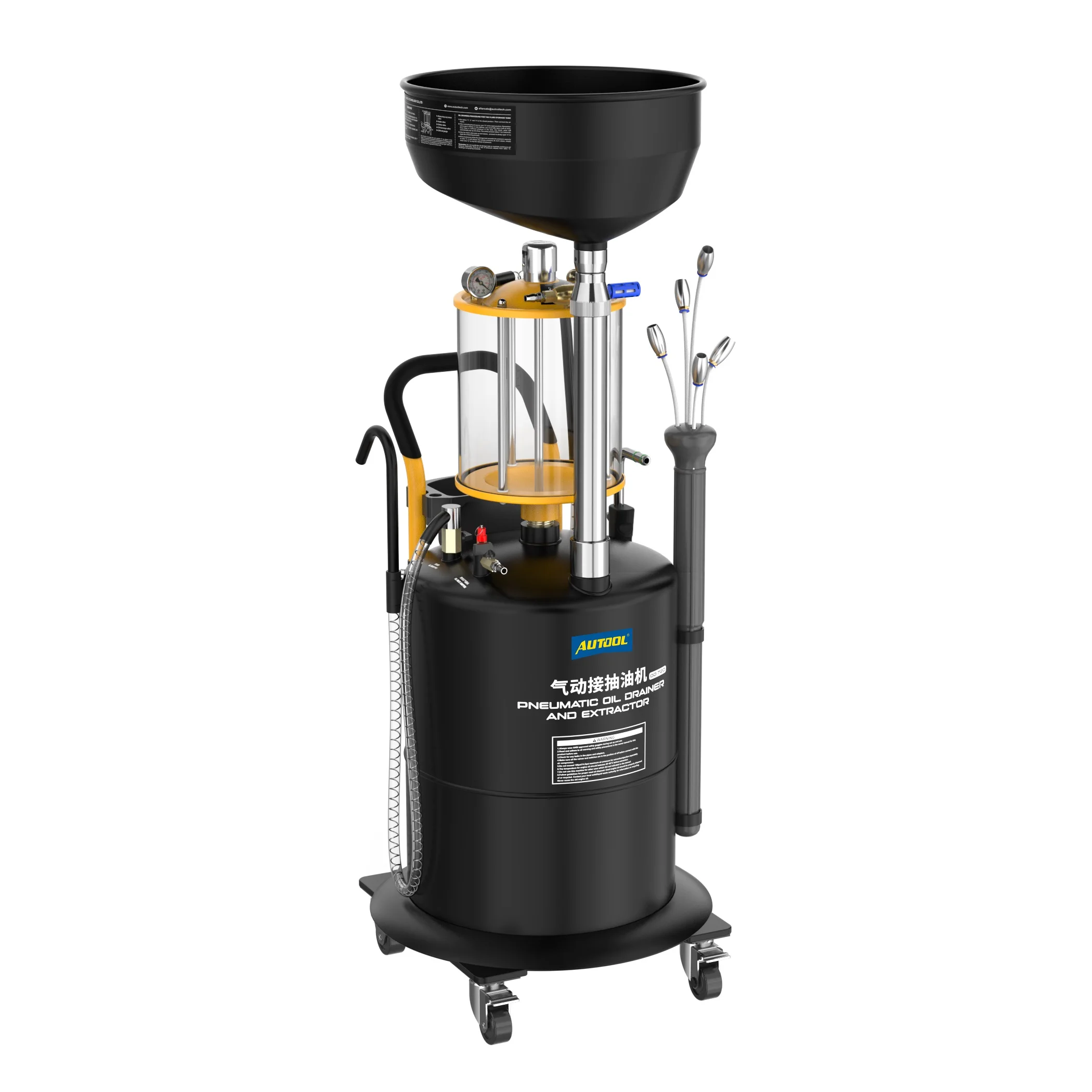 

Autool Od720 12v 70L Pneumatic waste Oil Drainer Extractor for Car