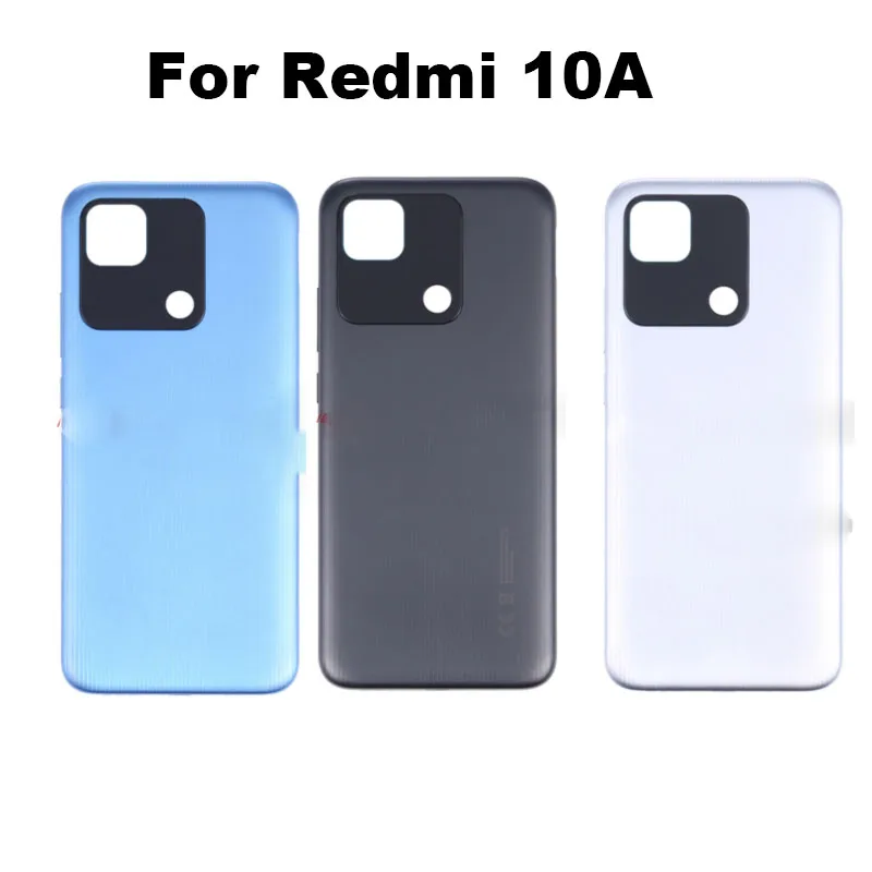 

10PCS Back Battery Cover Back Glass Housing Rear Door Case For Xiaomi Redmi 10A 220233L2C 220233L2G 220233L2I