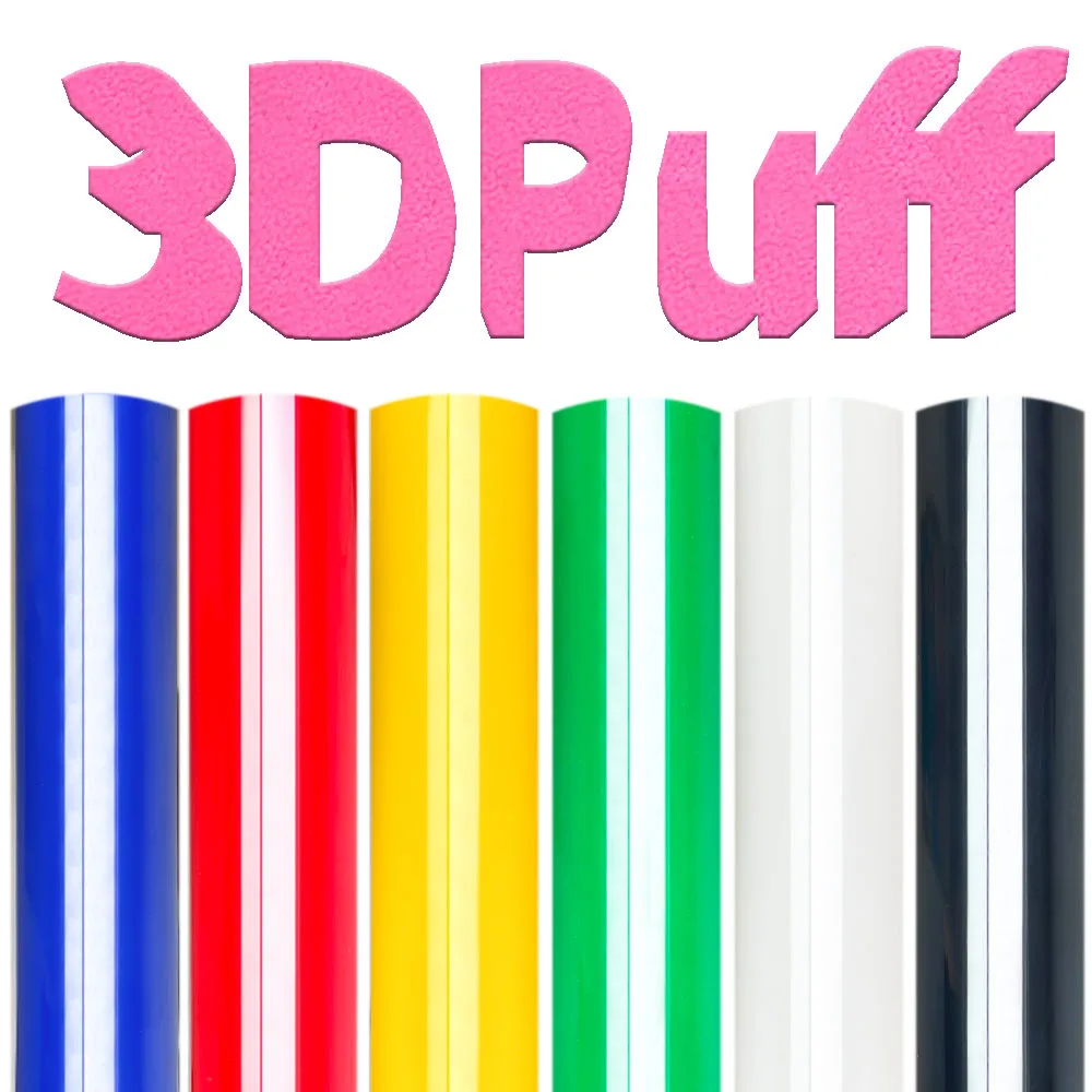 1roll 3D Puff Heat Transfer Vinyl HTV Film, Modern PET HTV Vinyl Film For  DIY