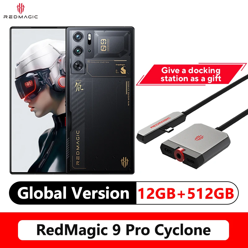 Global Version RedMagic 9 Pro Smartphone Snapdragon 8 Gen 3
