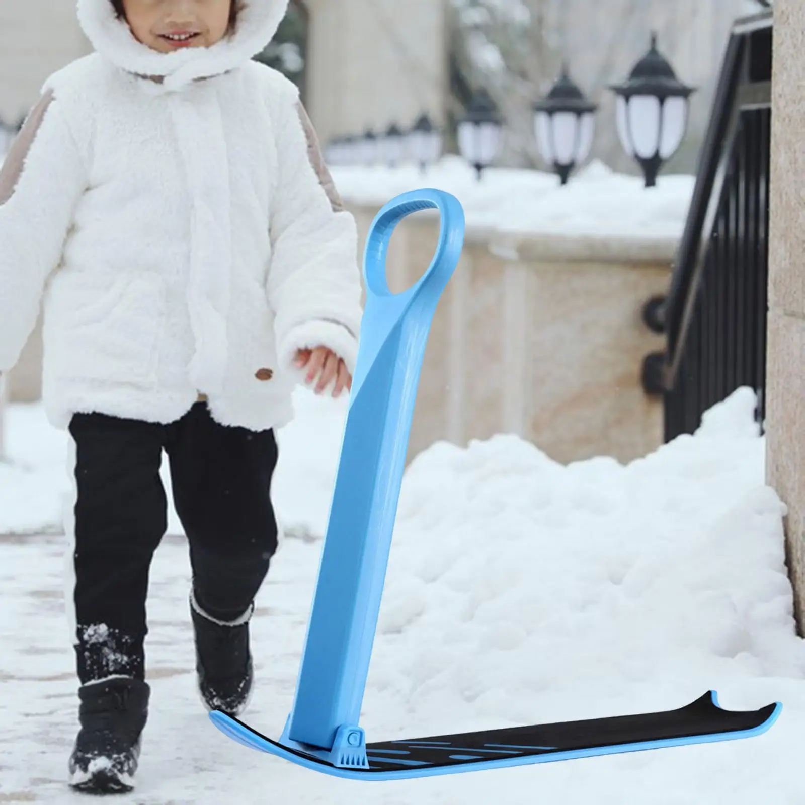 Ski Scooter Sleigh for Kids Adults Folding Grass Sand Sliding Sled Snow Sled