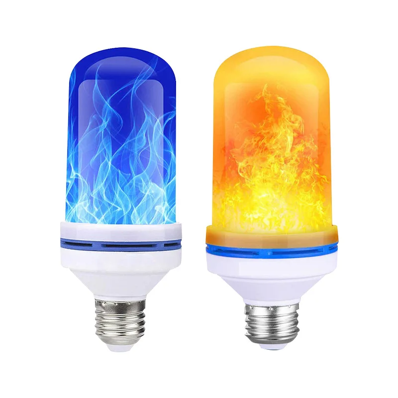 

E27 flame bulb fire E26 lamp corn bulb flicker B22 LED lamp dynamic flame effect 5W 9W 110V-220V home lighting atmosphere lamp