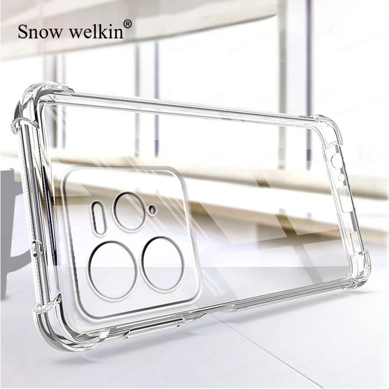 Clear Soft TPU Shockproof Case with Airbag Buffer Full Protection