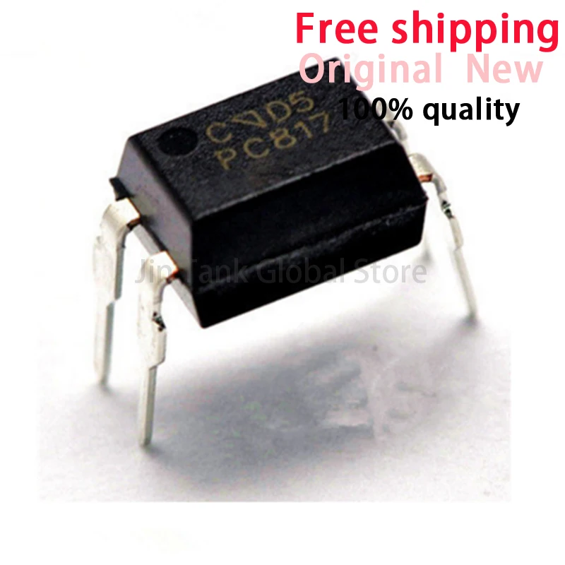 (100 Pz) 100% Nuovo Pc817C Dip Pc817-C Dip4 Pc817 Ic Dip4 Dip-4